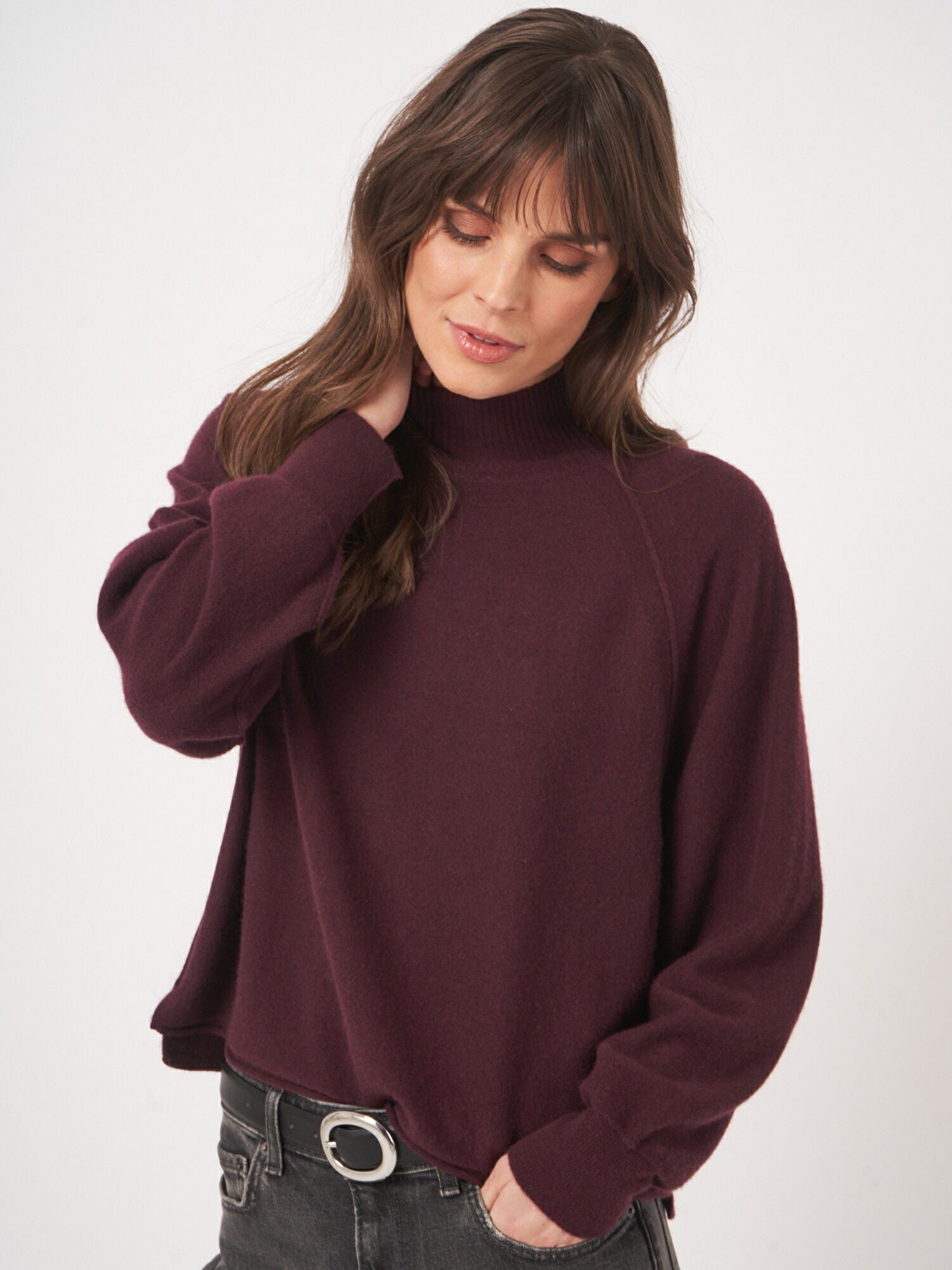 Stickad Cashmere Pullover