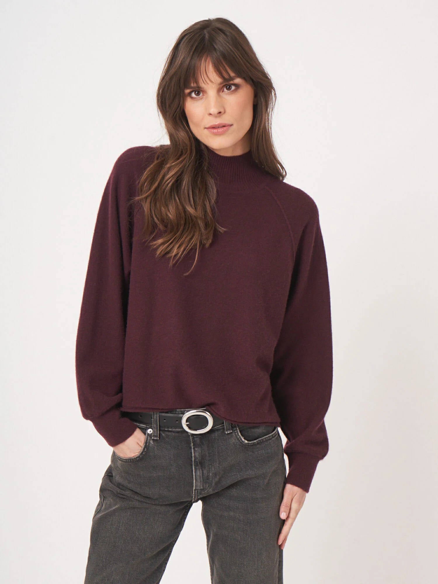 Stickad Cashmere Pullover