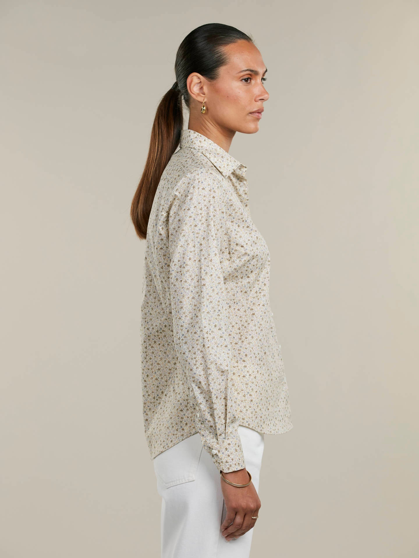 Sofie Regular Blommig Skjorta - Stenströms Store