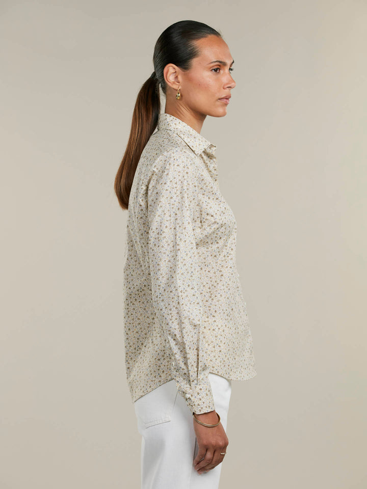 Sofie Regular Blommig Skjorta - Stenströms Store