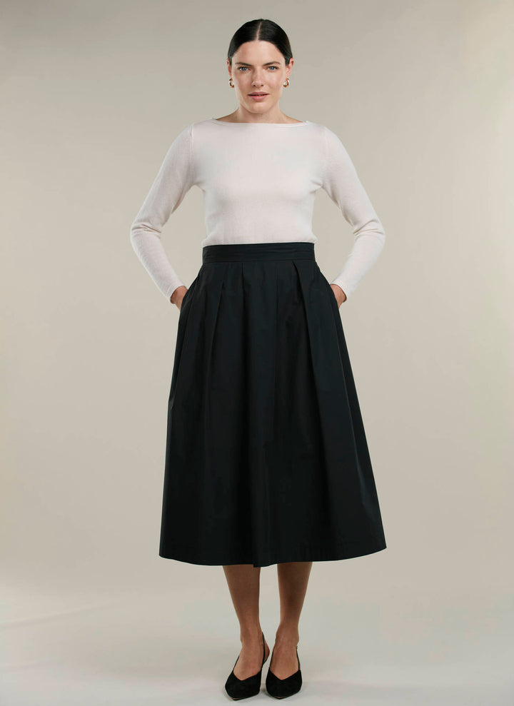 Kathryn Midi Bomullskjol - Stenströms Store