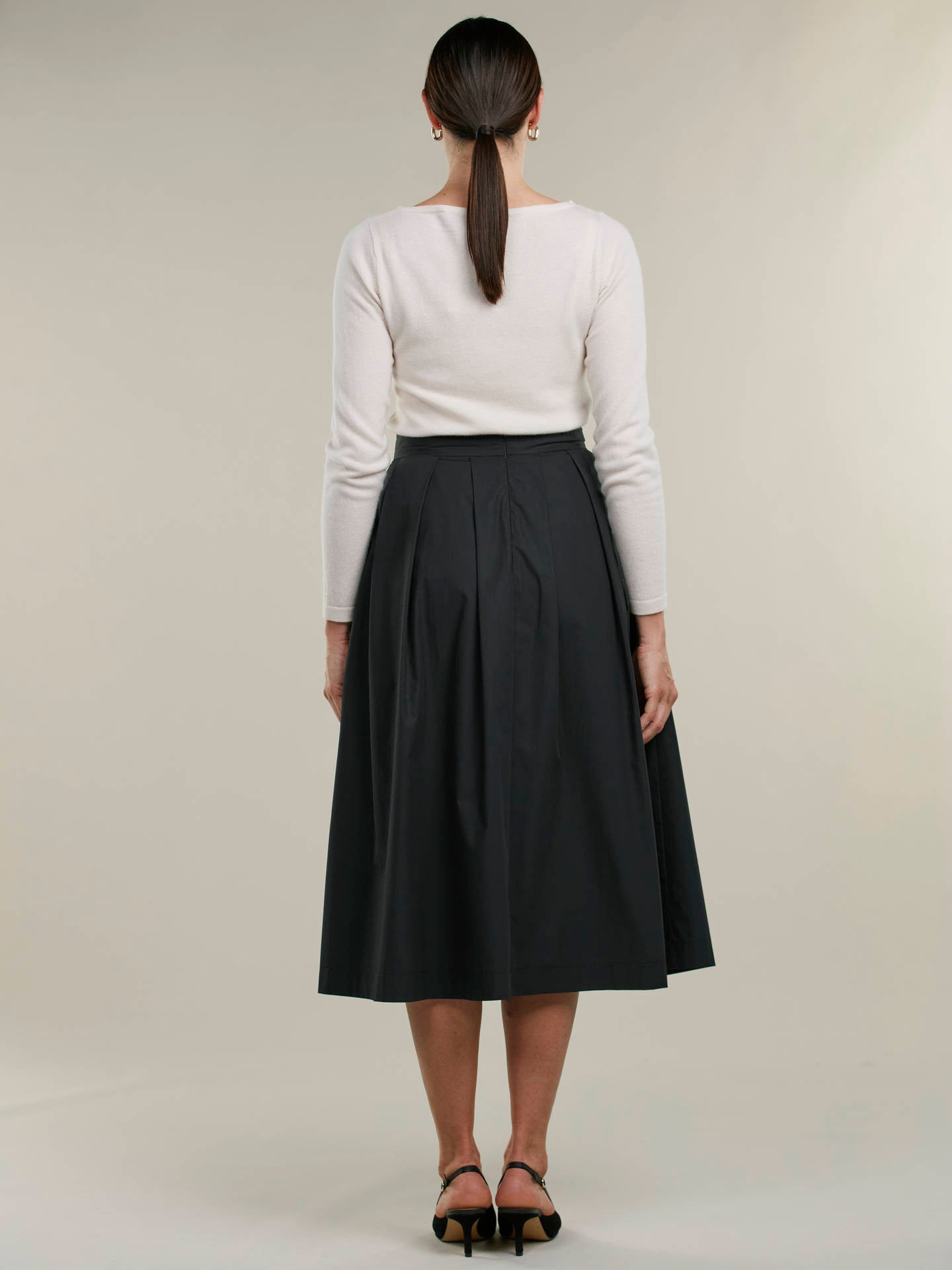 Kathryn Midi Bomullskjol - Stenströms Store