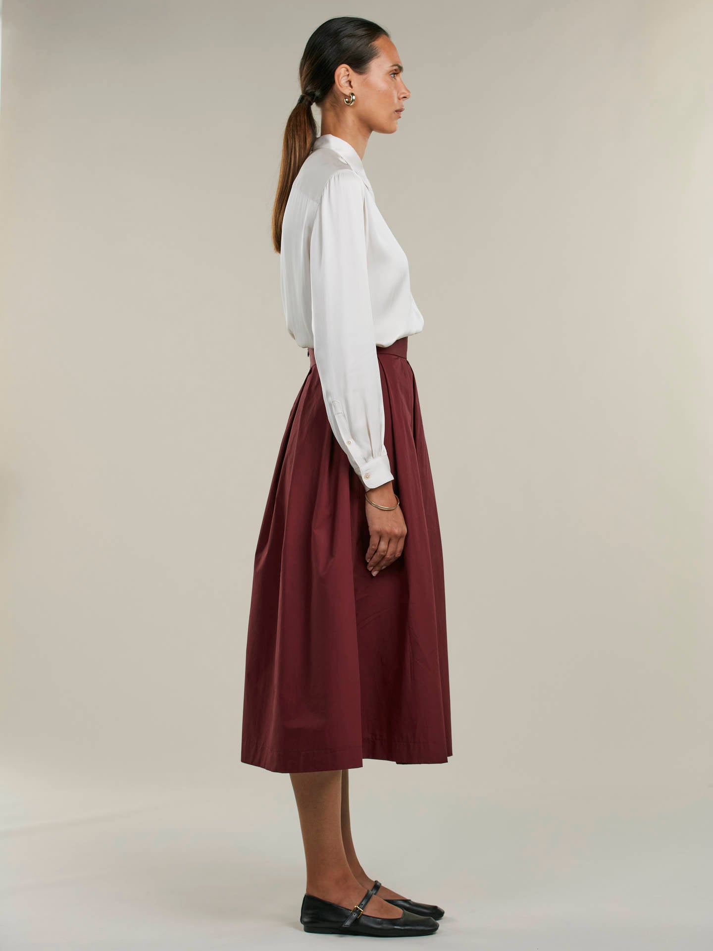 Kathryn Midi Bomullskjol - Stenströms Store