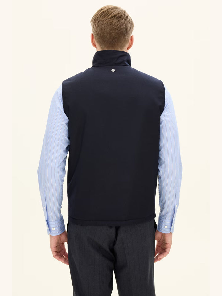 Vändbar Vadderad Flanellväst - Stenströms Store