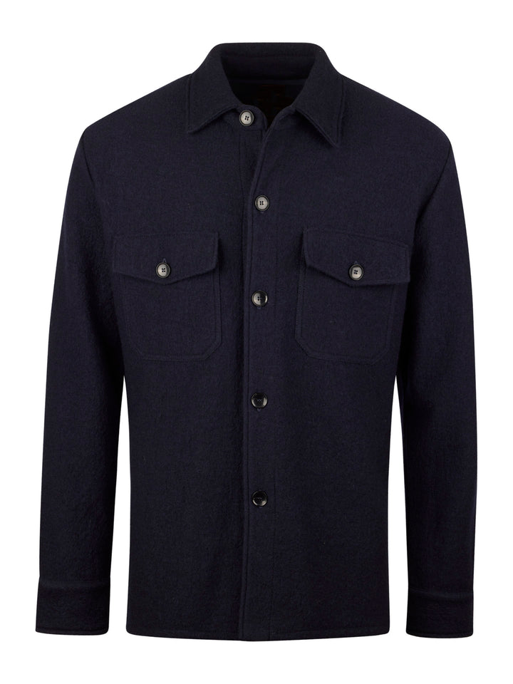 Overshirt i Filtad Ull - Stenströms Store