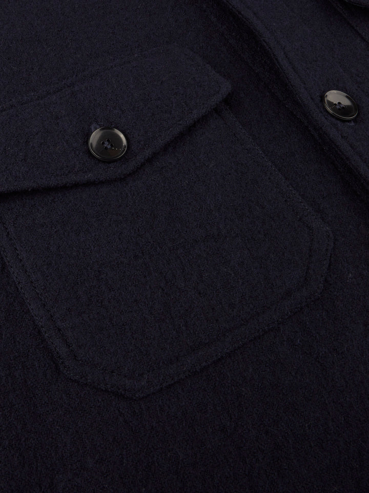Overshirt i Filtad Ull - Stenströms Store