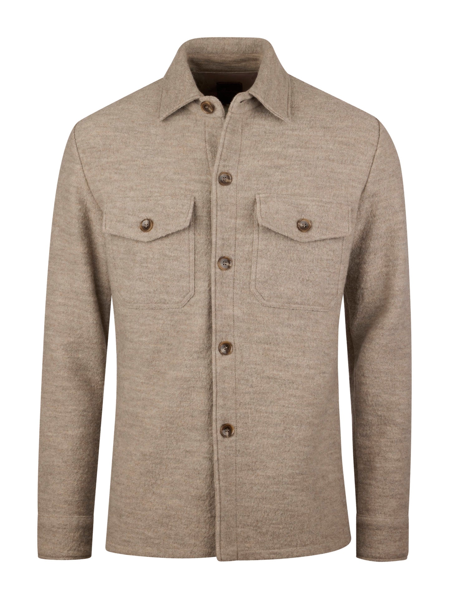 Overshirt i Filtad Ull - Stenströms Store