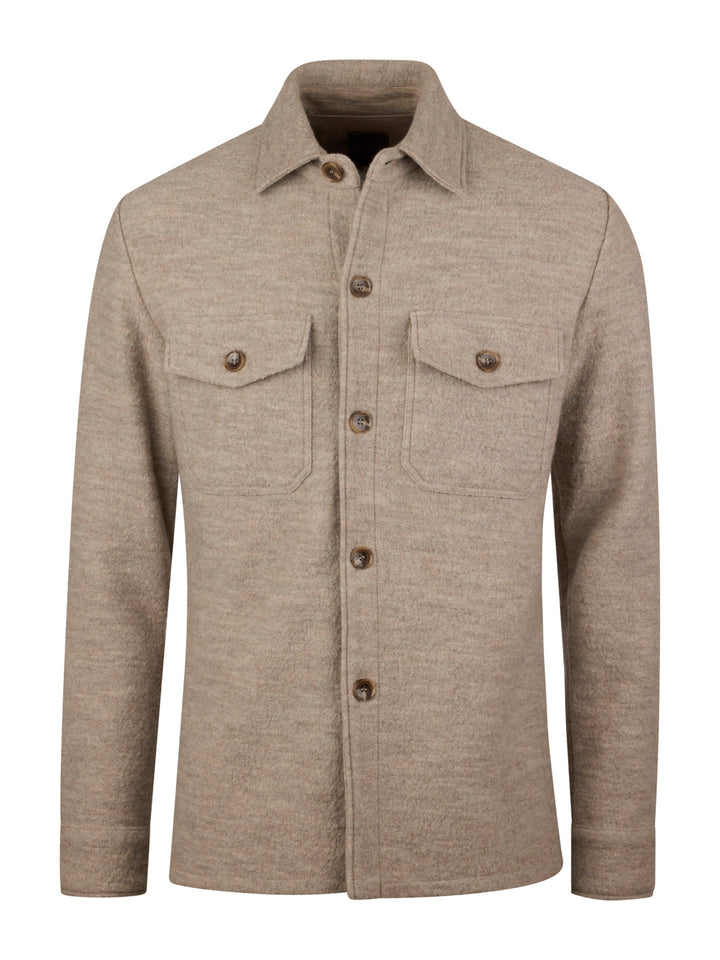 Overshirt i Filtad Ull - Stenströms Store
