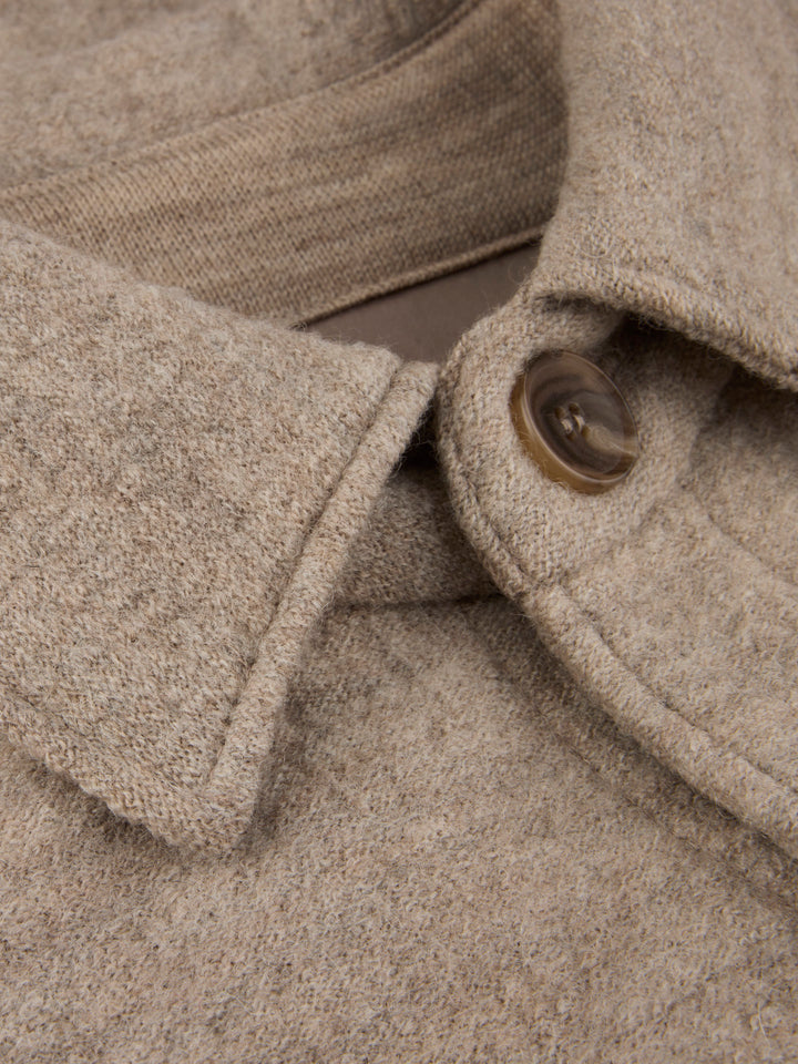 Overshirt i Filtad Ull - Stenströms Store