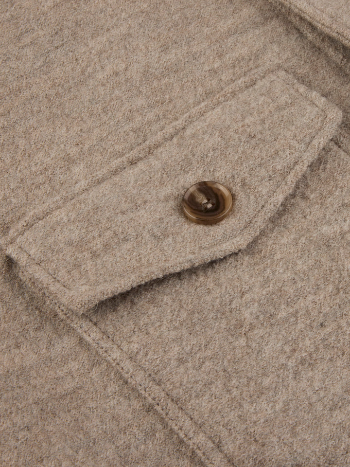 Overshirt i Filtad Ull - Stenströms Store