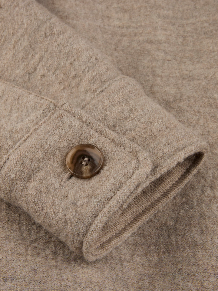 Overshirt i Filtad Ull - Stenströms Store