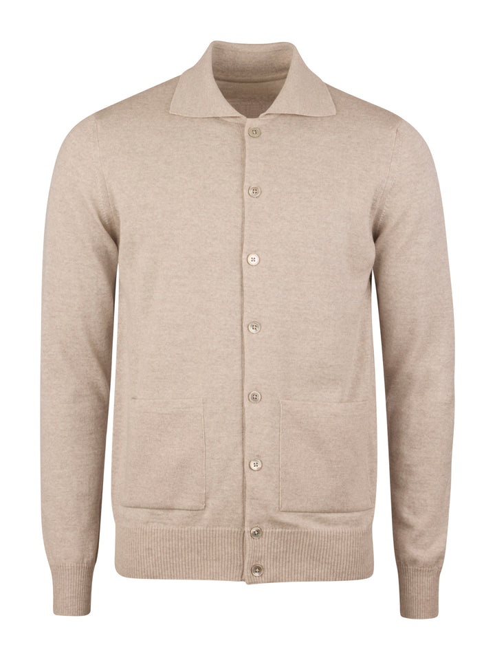 Cardigan i Merinoull - Stenströms Store