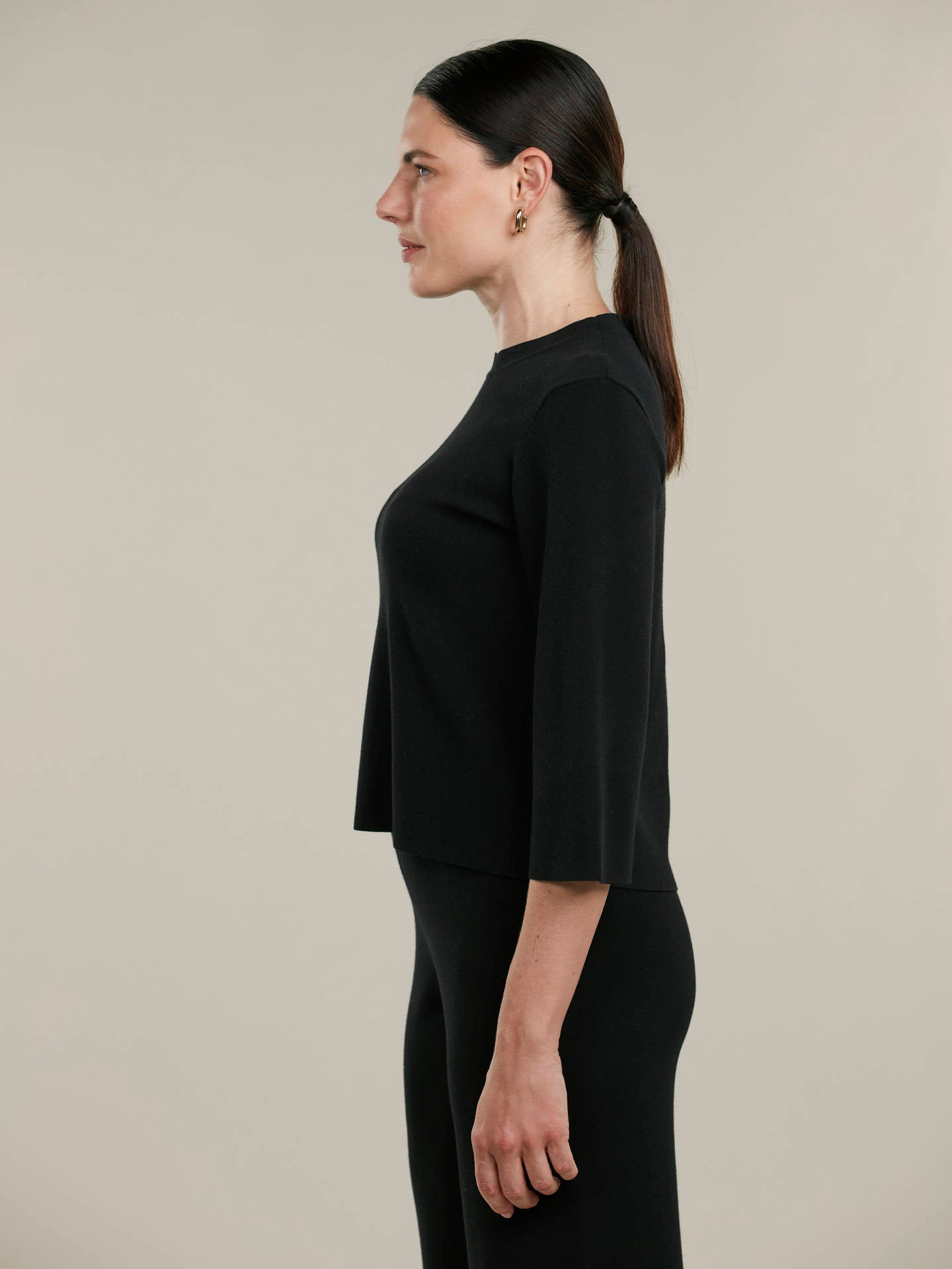 Kati Stickad Croppad Tröja - Stenströms Store