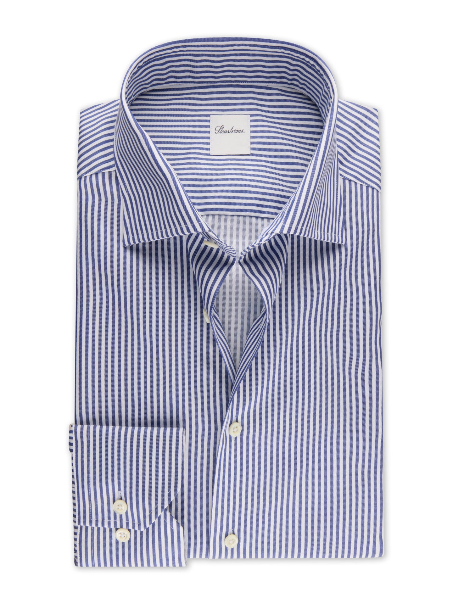 Slimline Randig Twillskjorta - Stenströms Store