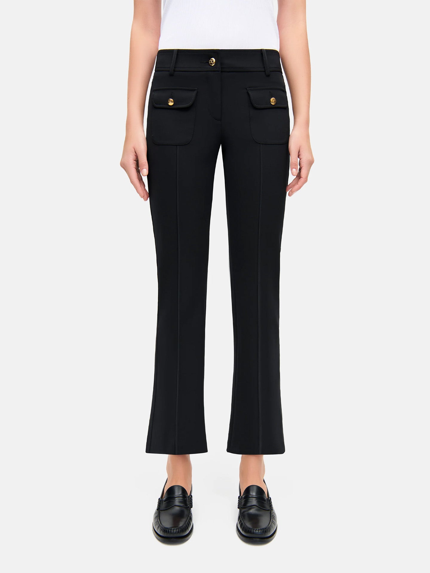 Farah Cropped Patch Potcket Byxa - Stenströms Store