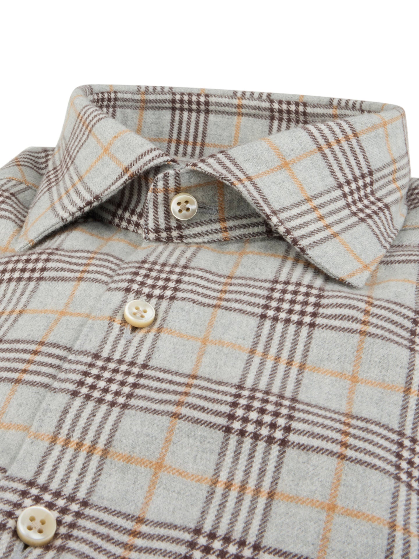 Regular Rutig Flanellskjorta - Stenströms Store