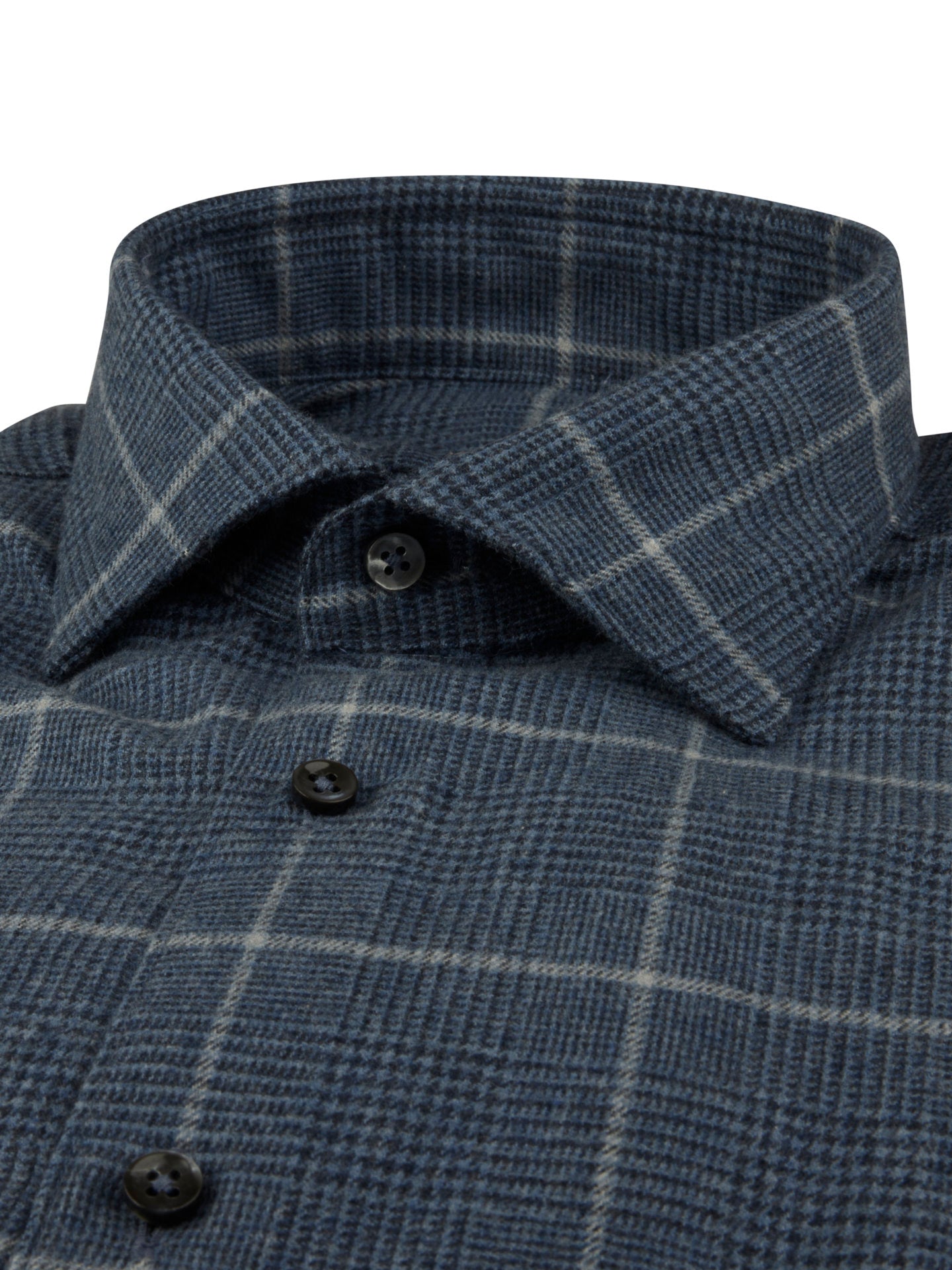 Regular Rutig Flanellskjorta - Stenströms Store