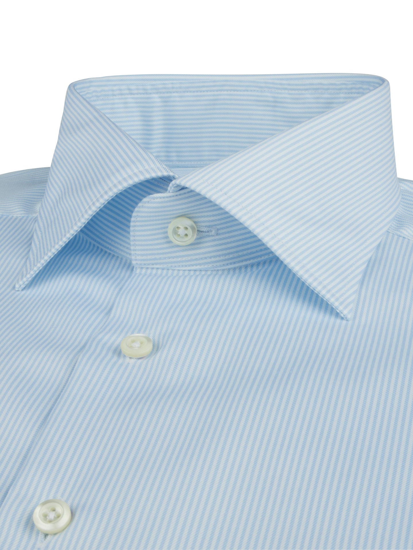 Slimline Smalrandig Twillskjorta - Stenströms Store