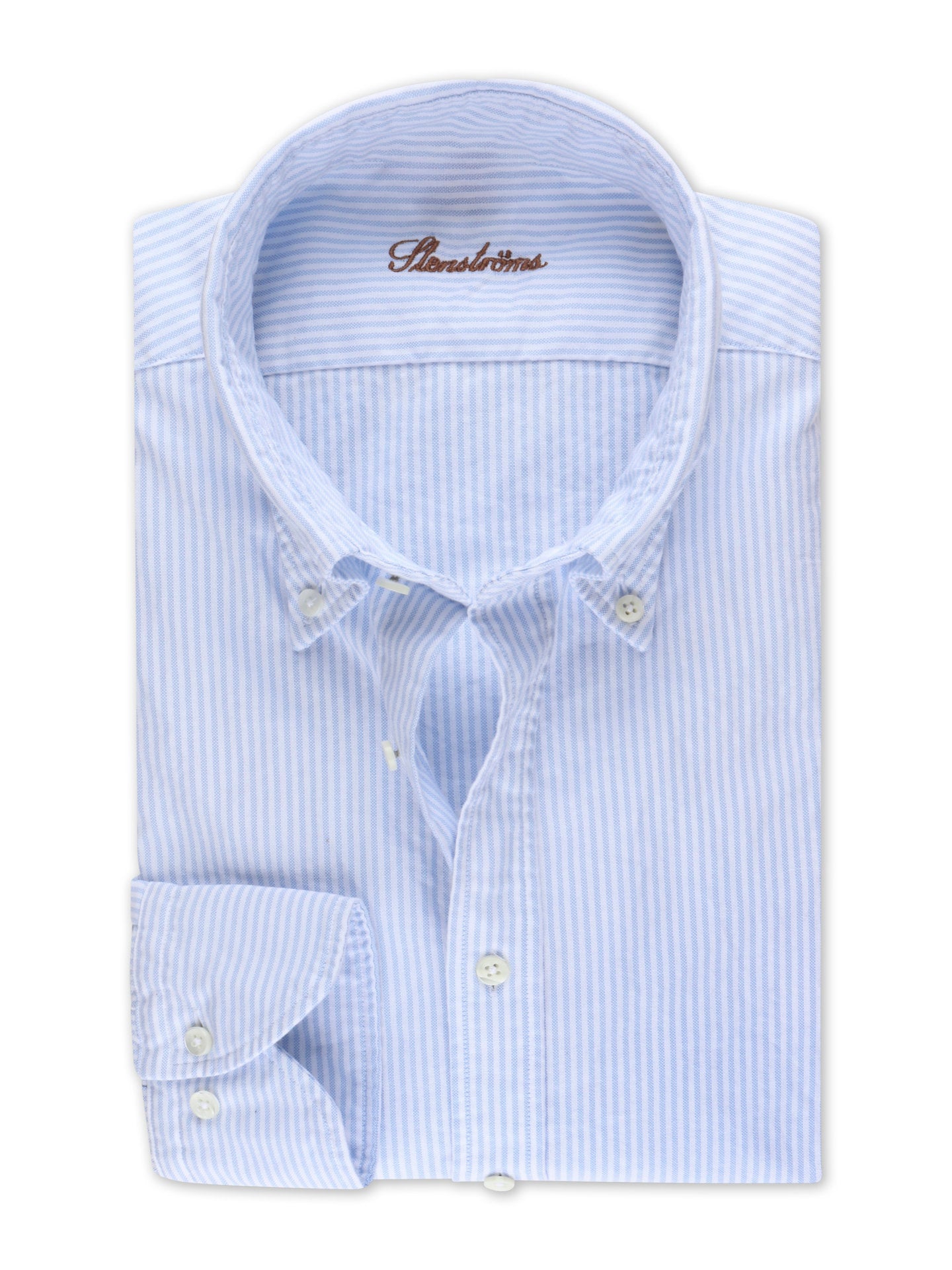 Regular Randig Oxfordskjorta - Stenströms Store