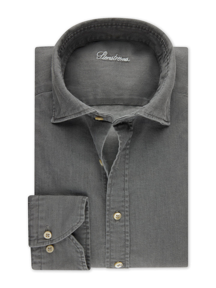Regular Fit Denimskjorta - Stenströms Store