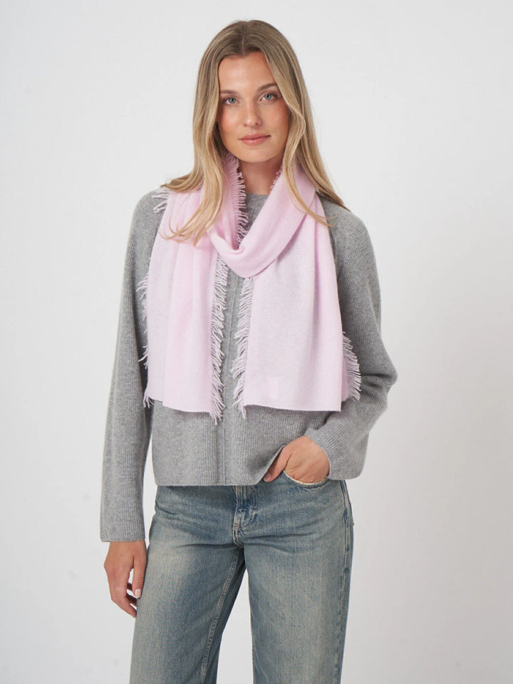 Fransad Scarf i Cashmere - Stenströms Store