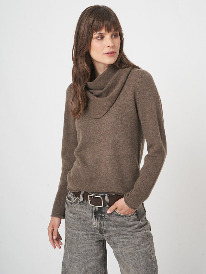 Stickad Bandana i Cashmere - Stenströms Store