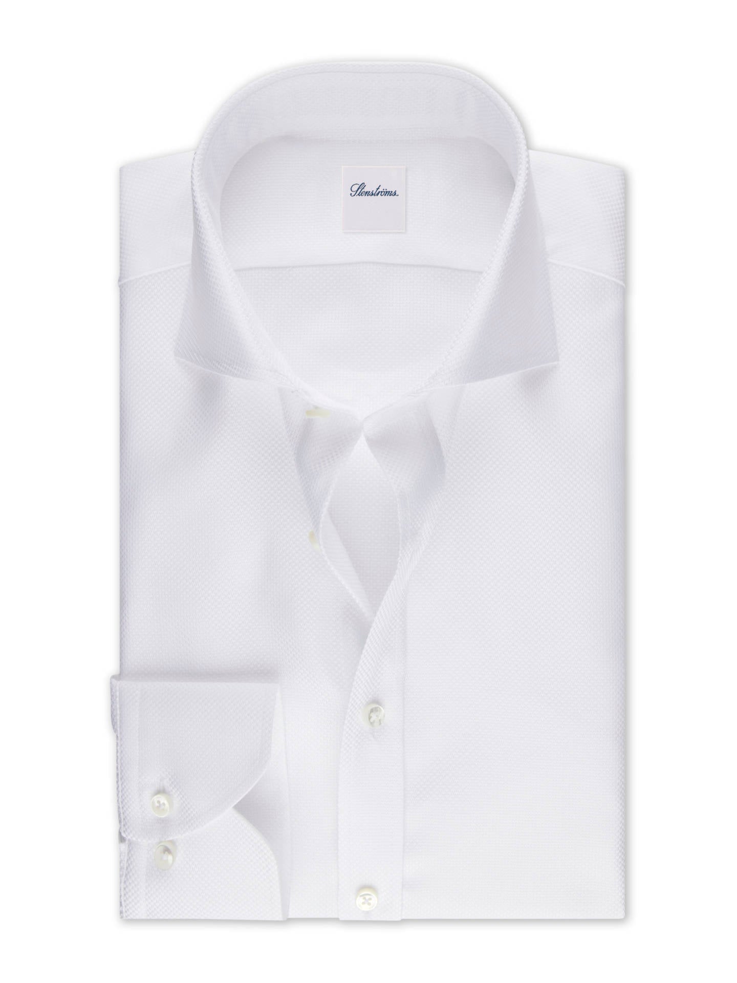 Slimline Strukturerad Skjorta - Stenströms Store