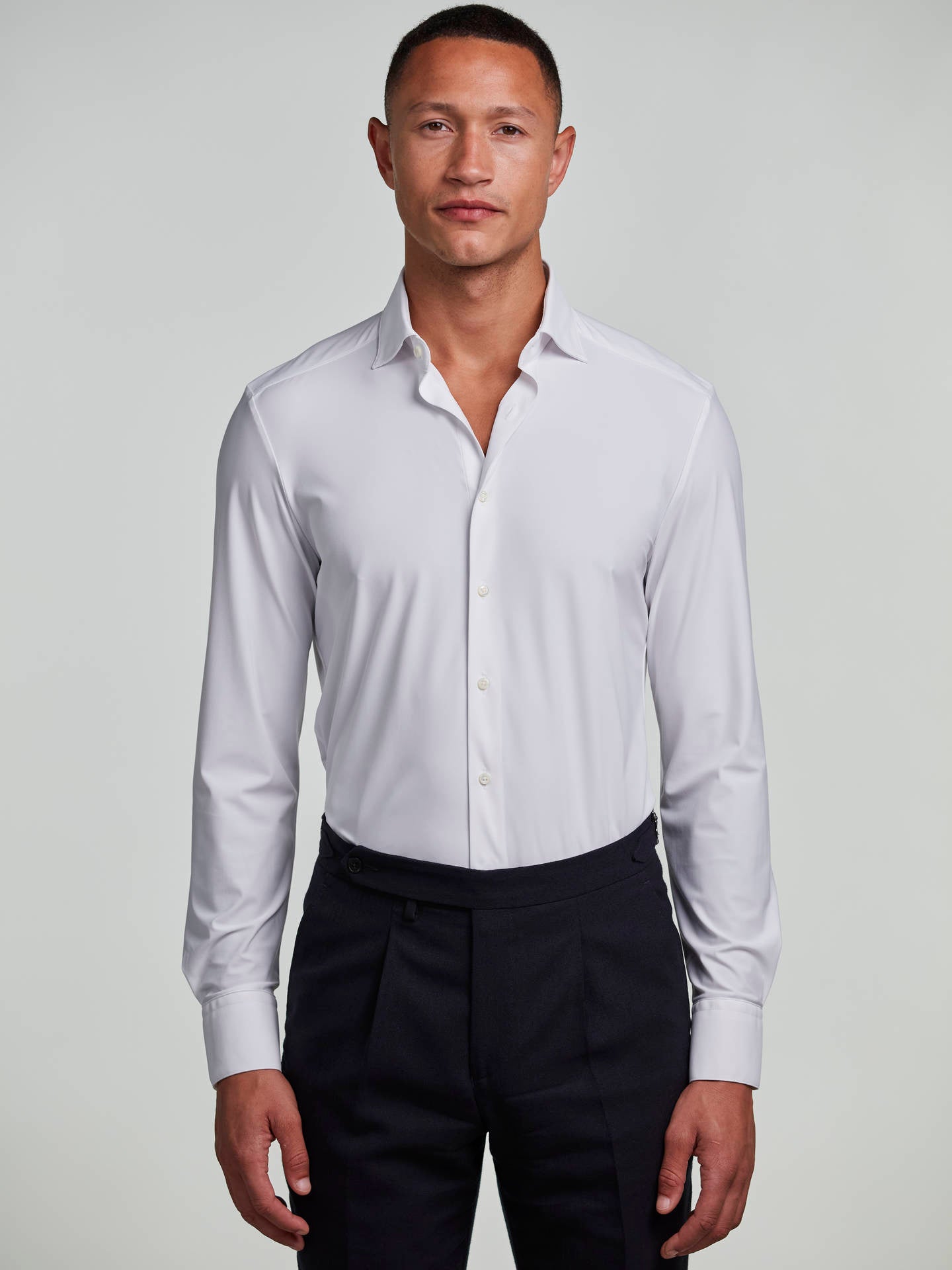 Slimline Jerseyskjorta - Stenströms Store