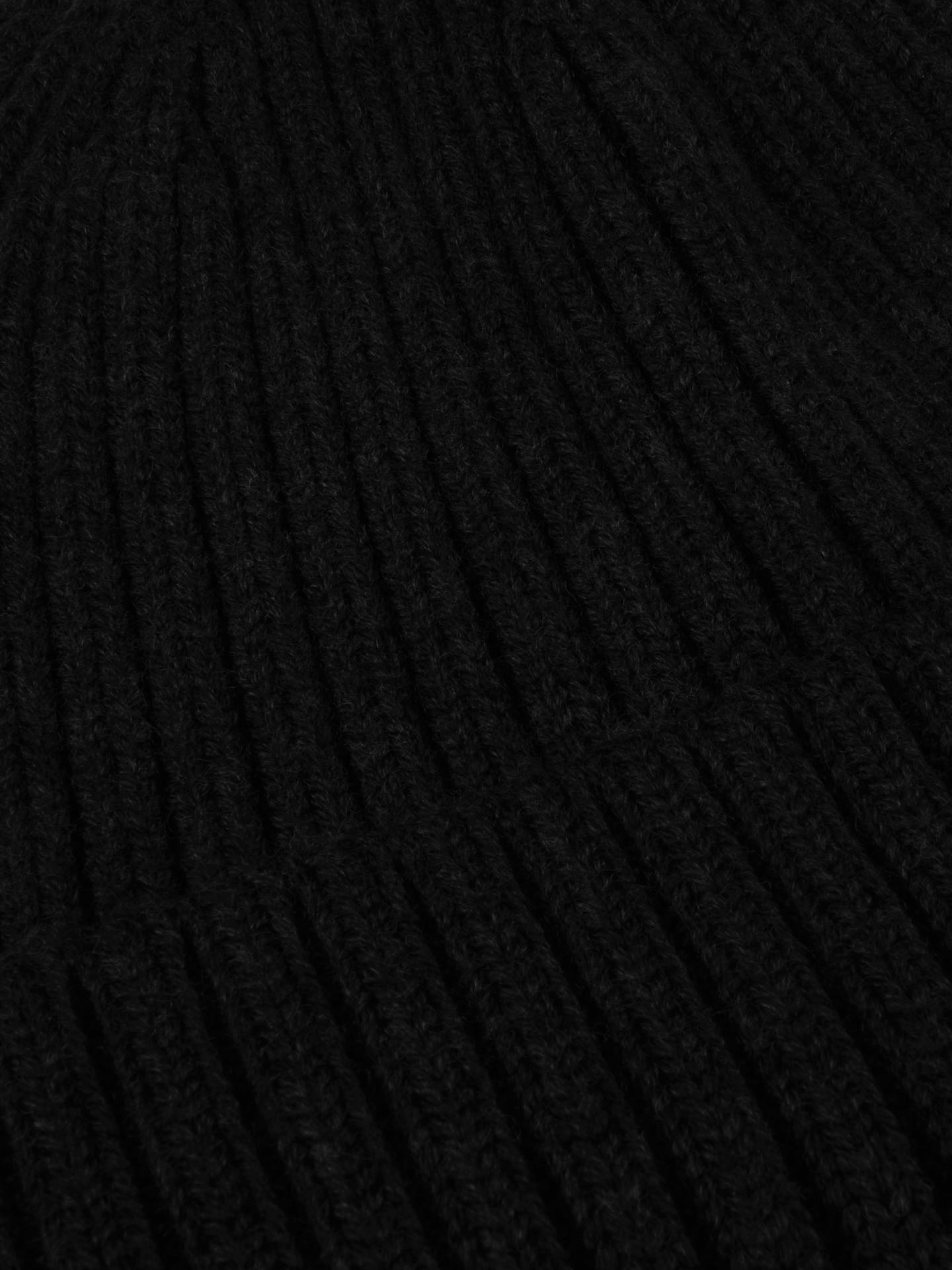 Ribbstickad Merino Mössa - Stenströms Store