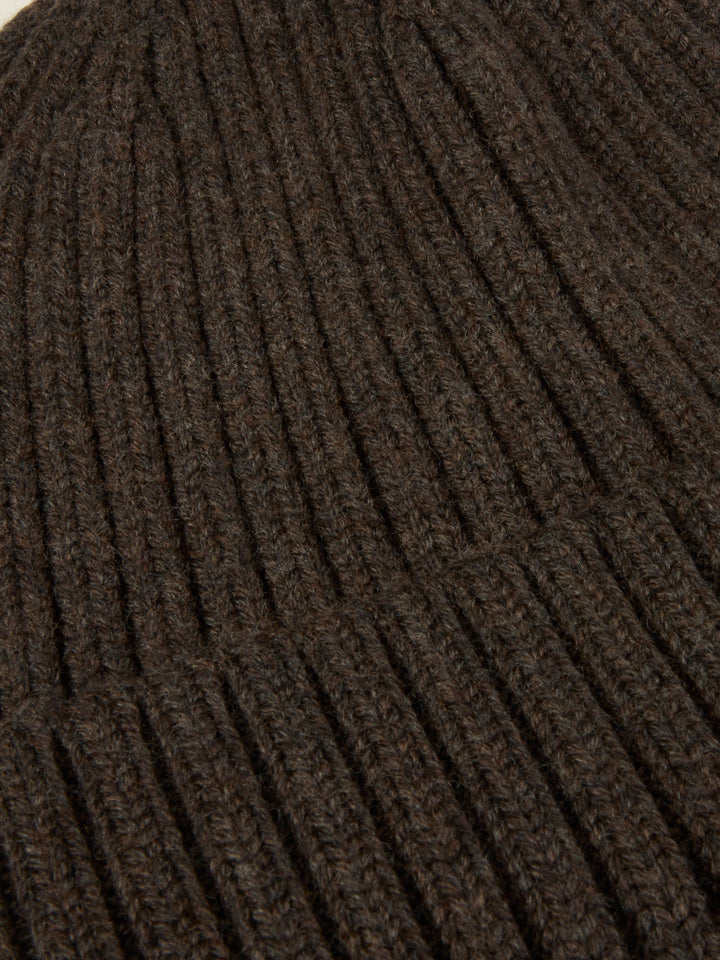 Ribbstickad Merino Mössa - Stenströms Store