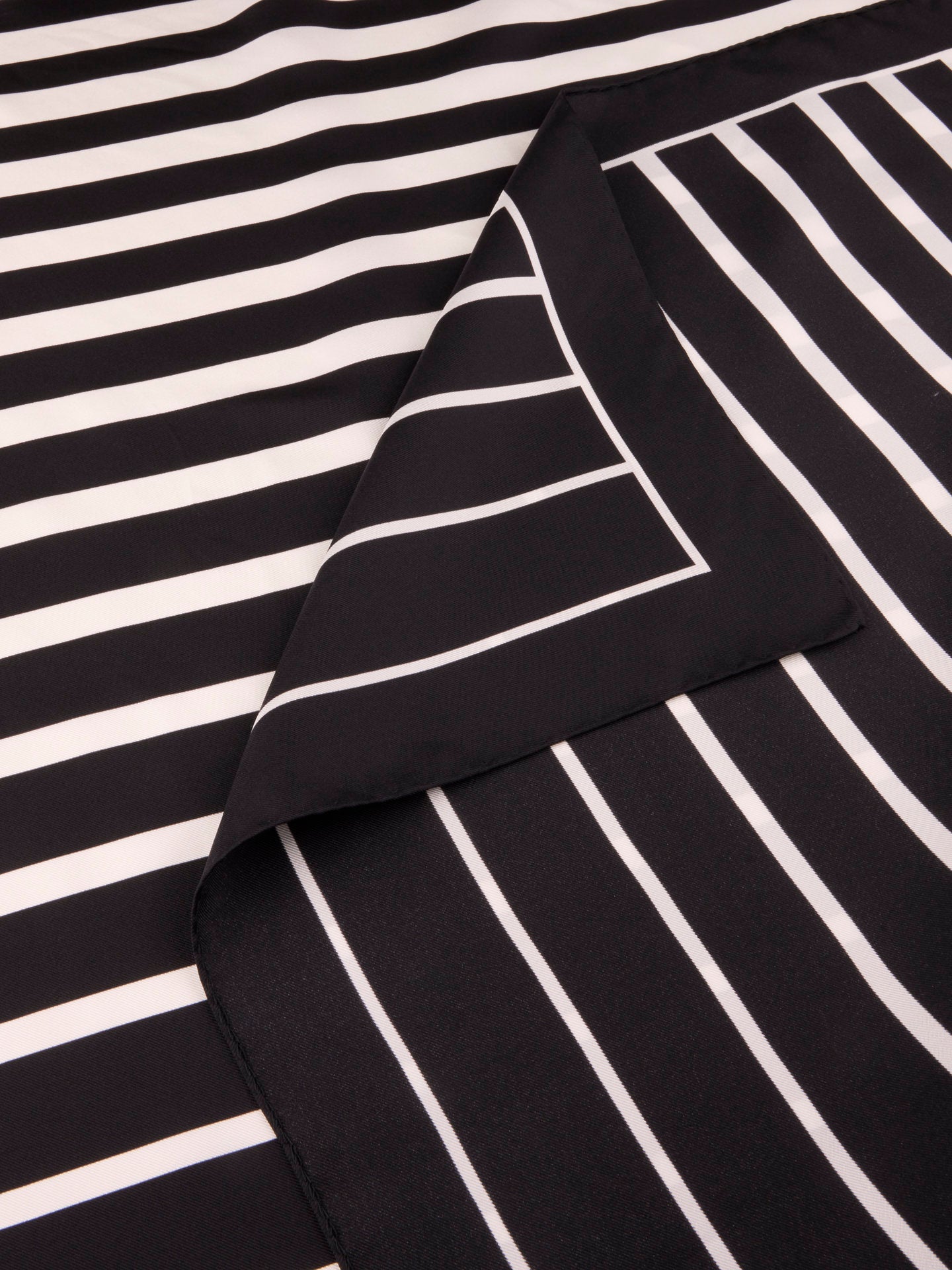 Randig 65x65cm Sidenscarf - Stenströms Store