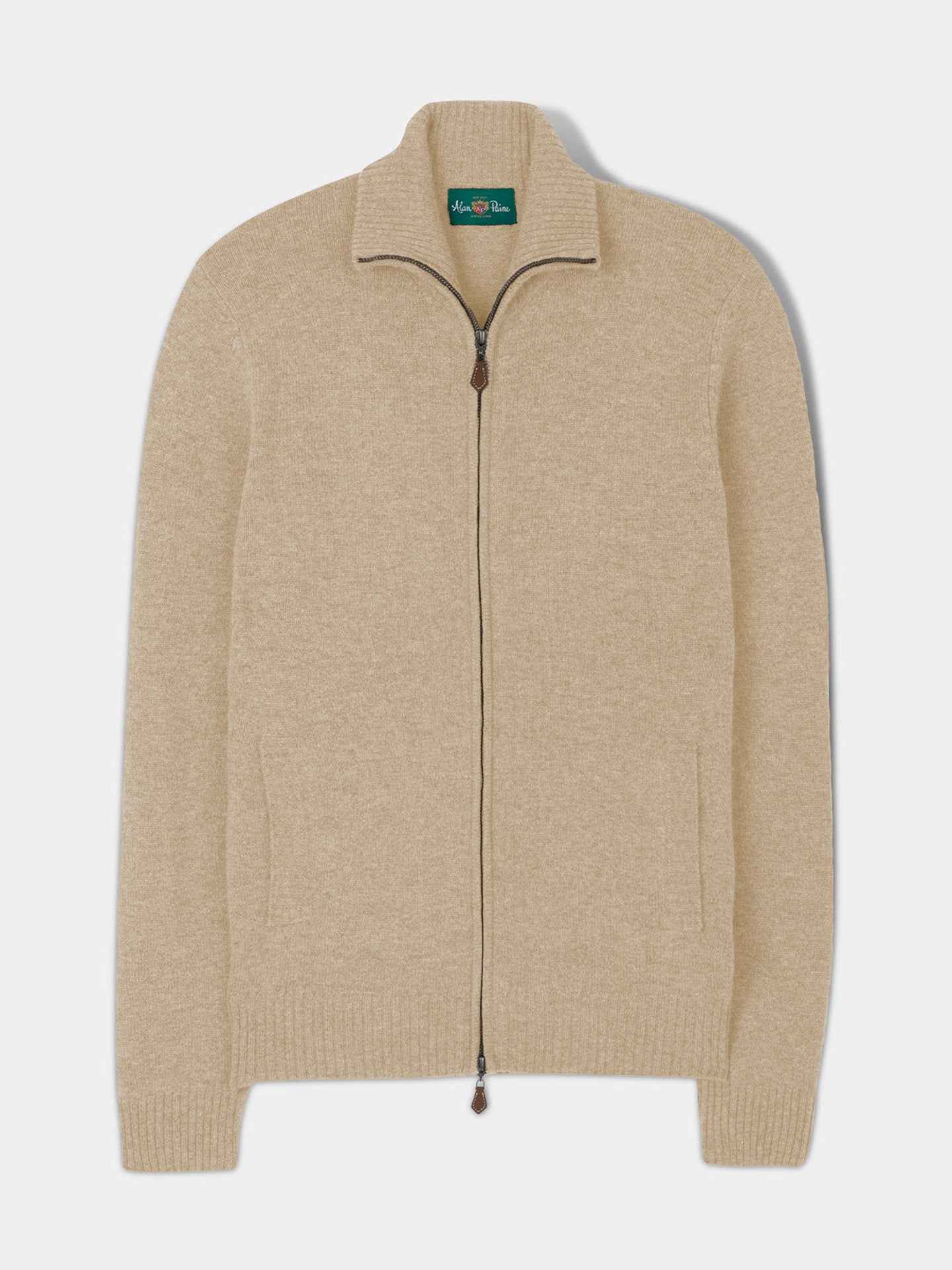 Ballater Full Zip Lammullscardigan