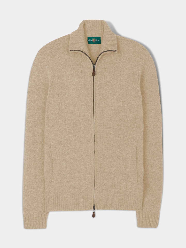 Ballater Full Zip Lammullscardigan
