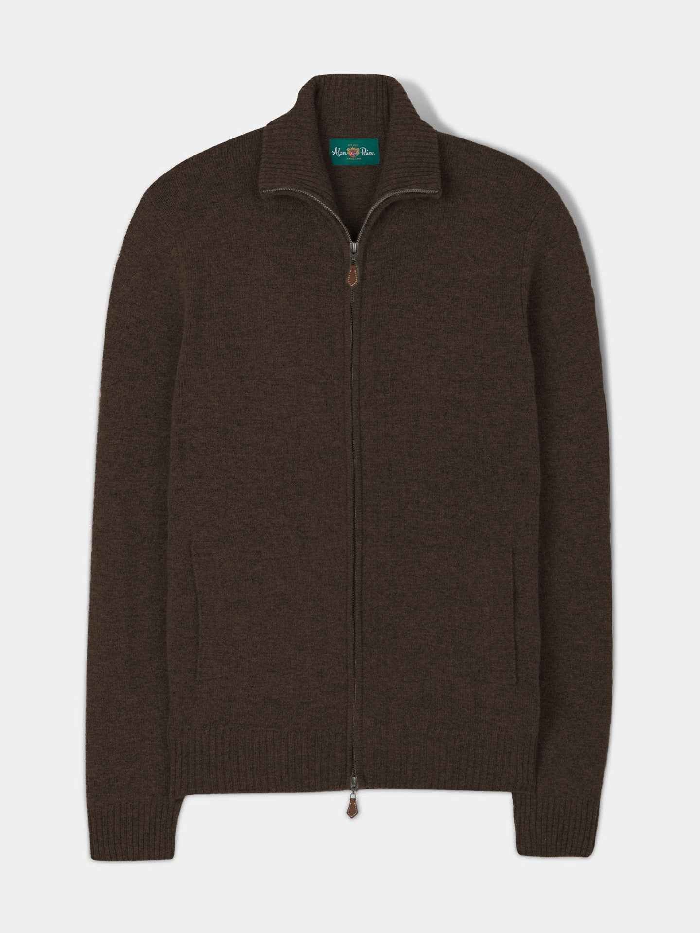 Ballater Full Zip Lammullscardigan