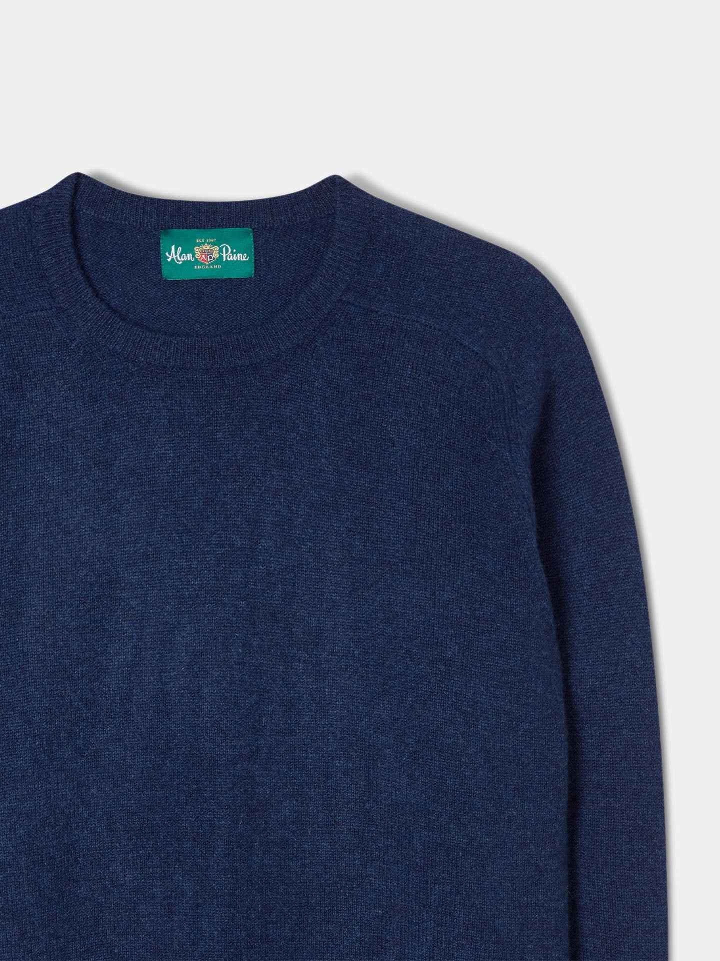 Lammullströja, Rund Hals