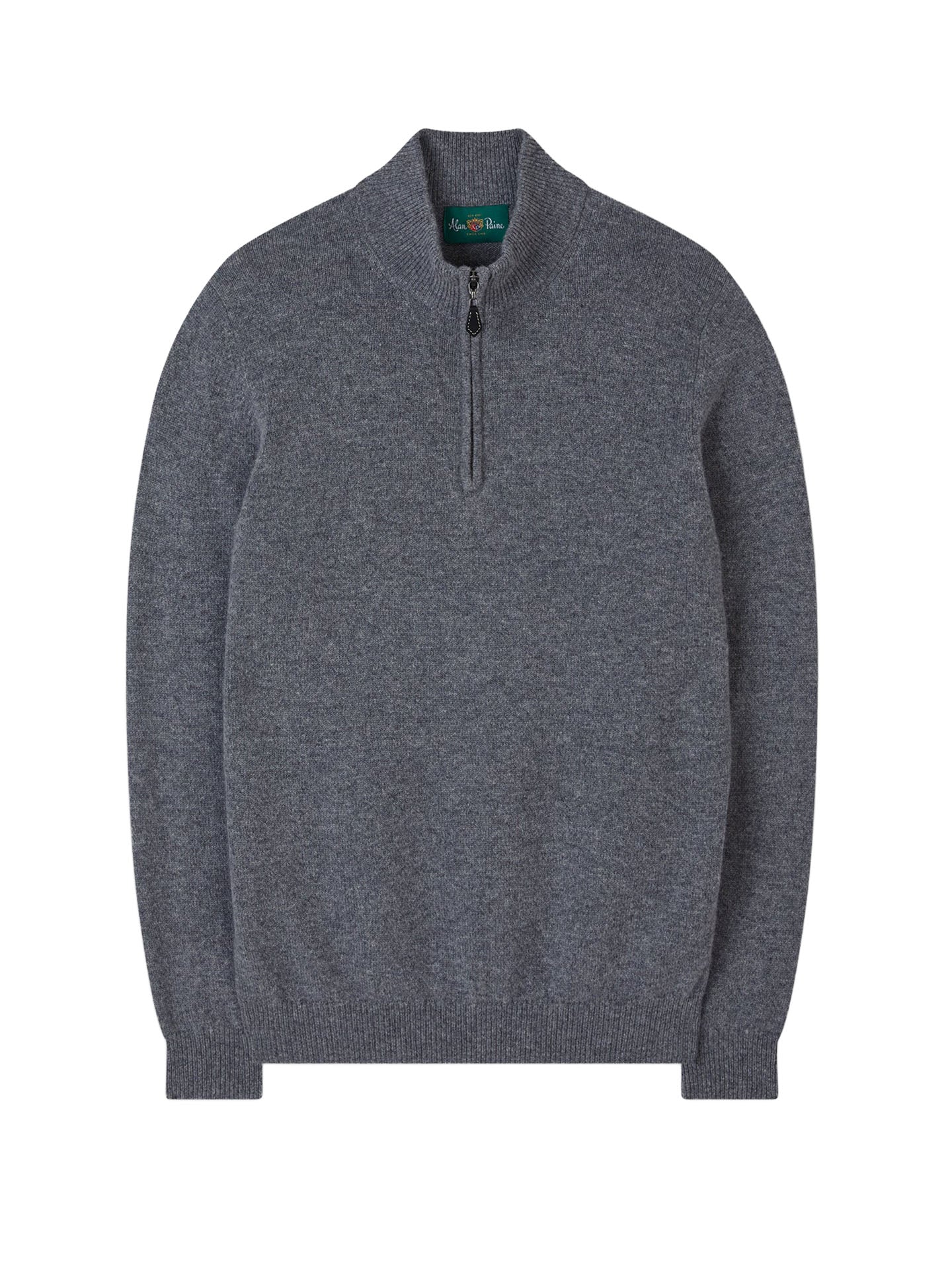 Lammullströja med half zip - Stenströms Store