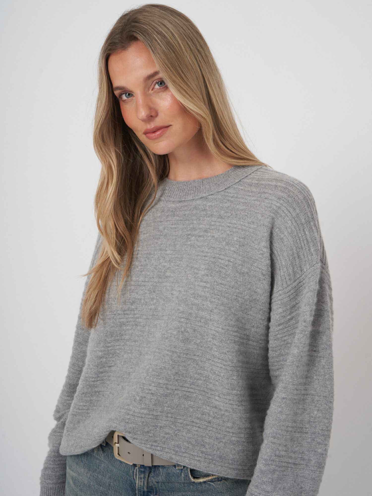 Boxy Fit Cashmere Tröja