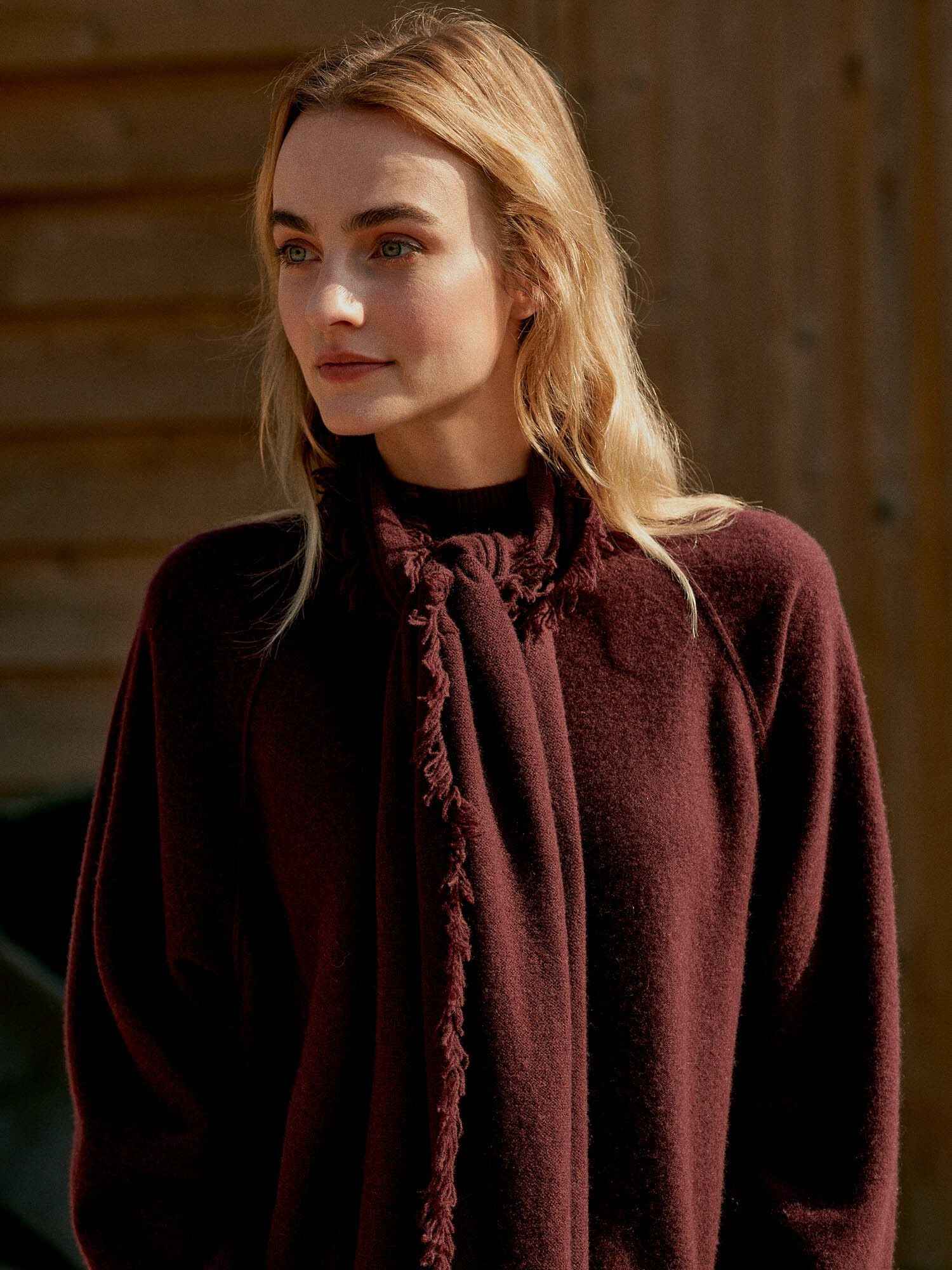 Stickad Cashmere Pullover