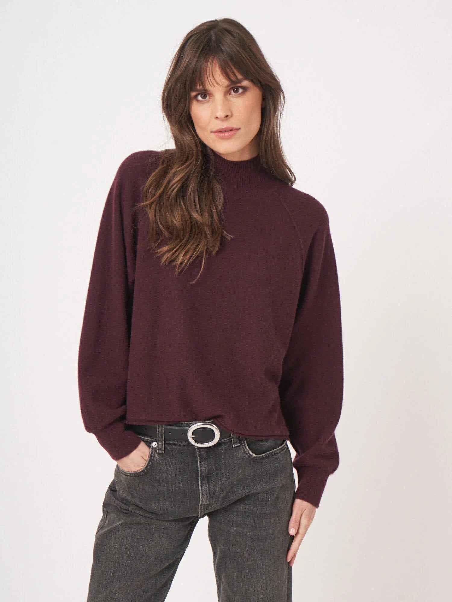 Stickad Cashmere Pullover