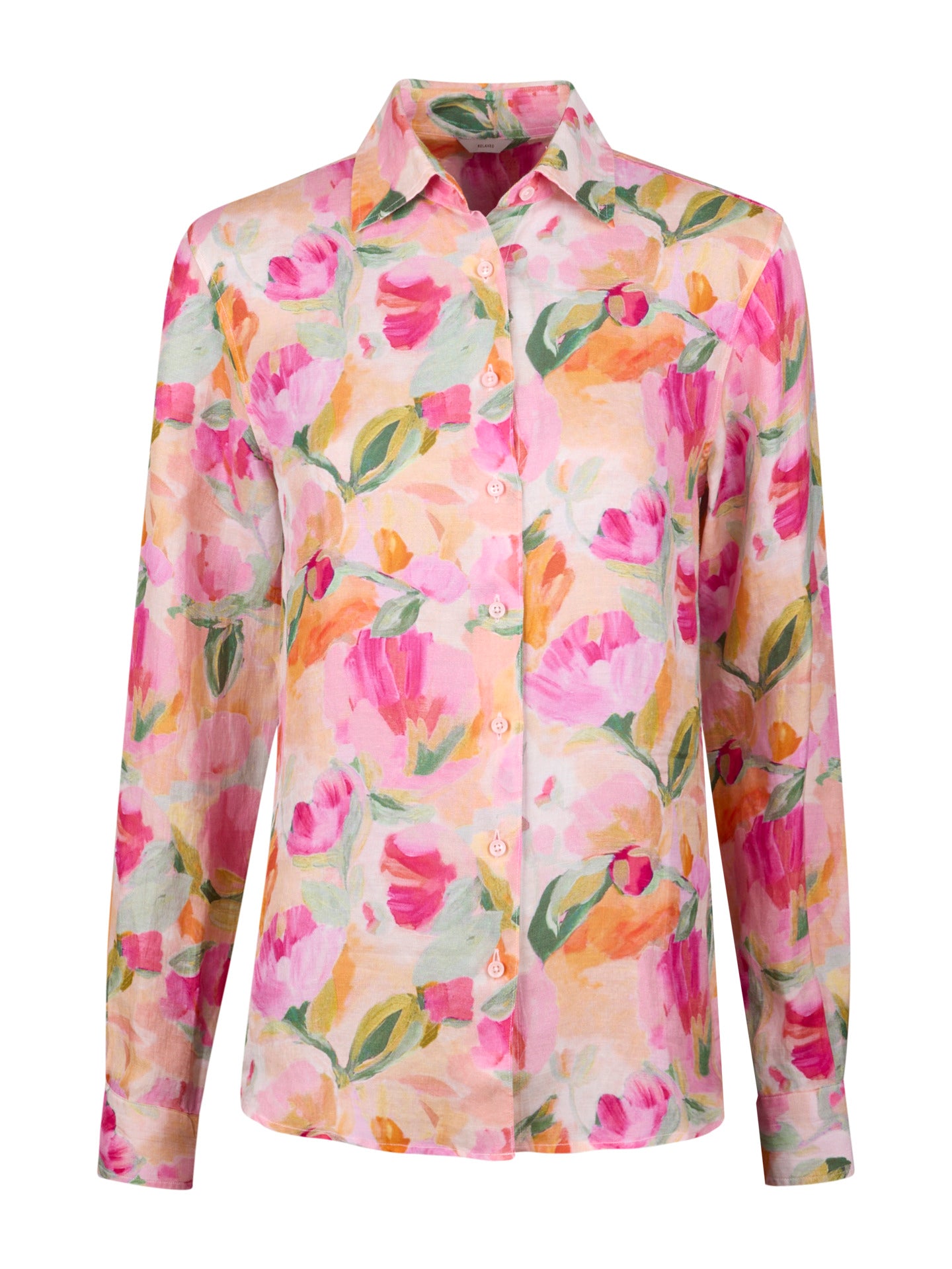 Rosa Siri Blommig Skjorta - Stenströms