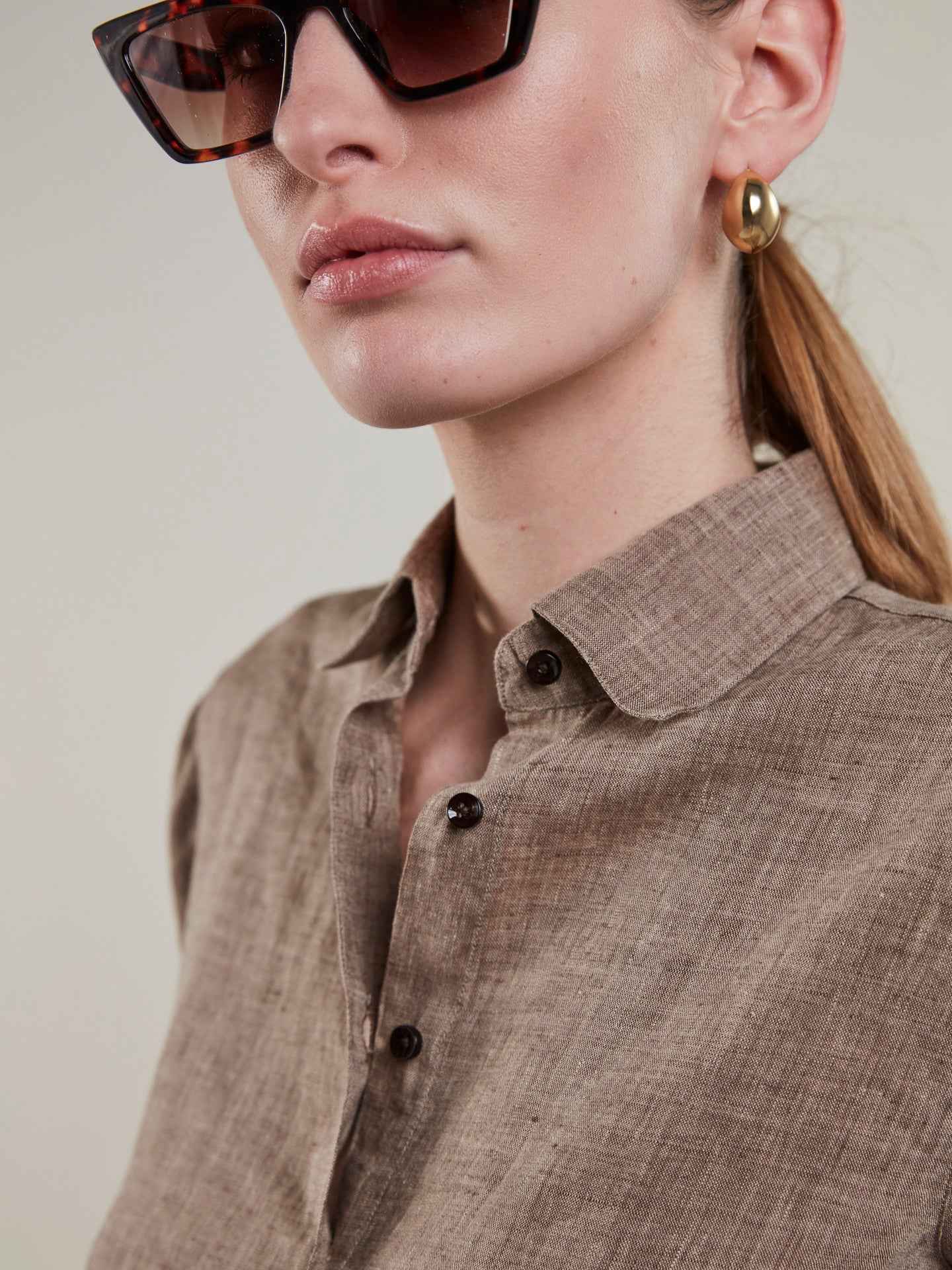 Siri Relaxed Linneskjorta