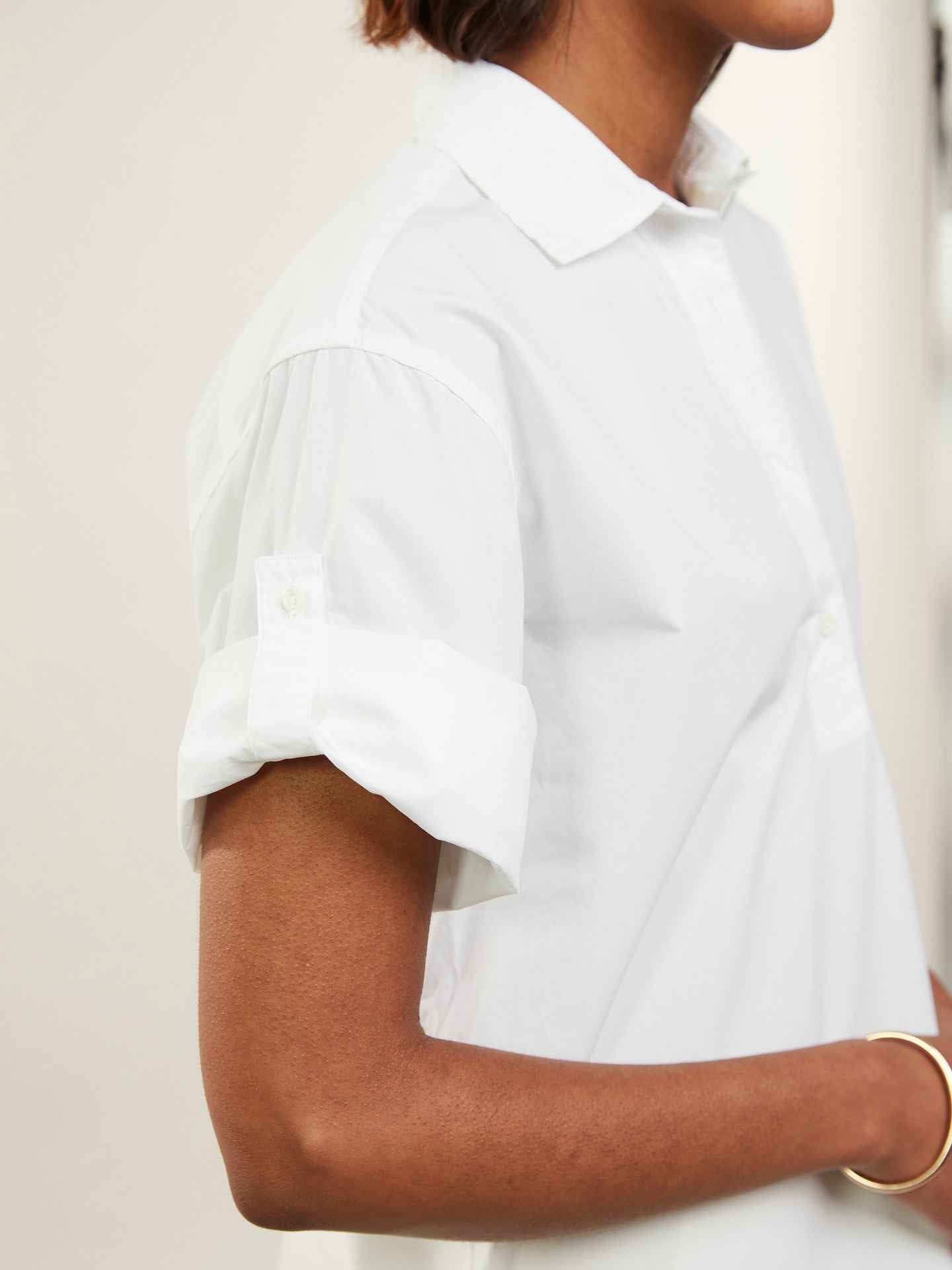 Jenna Pop-over Bomullsskjorta