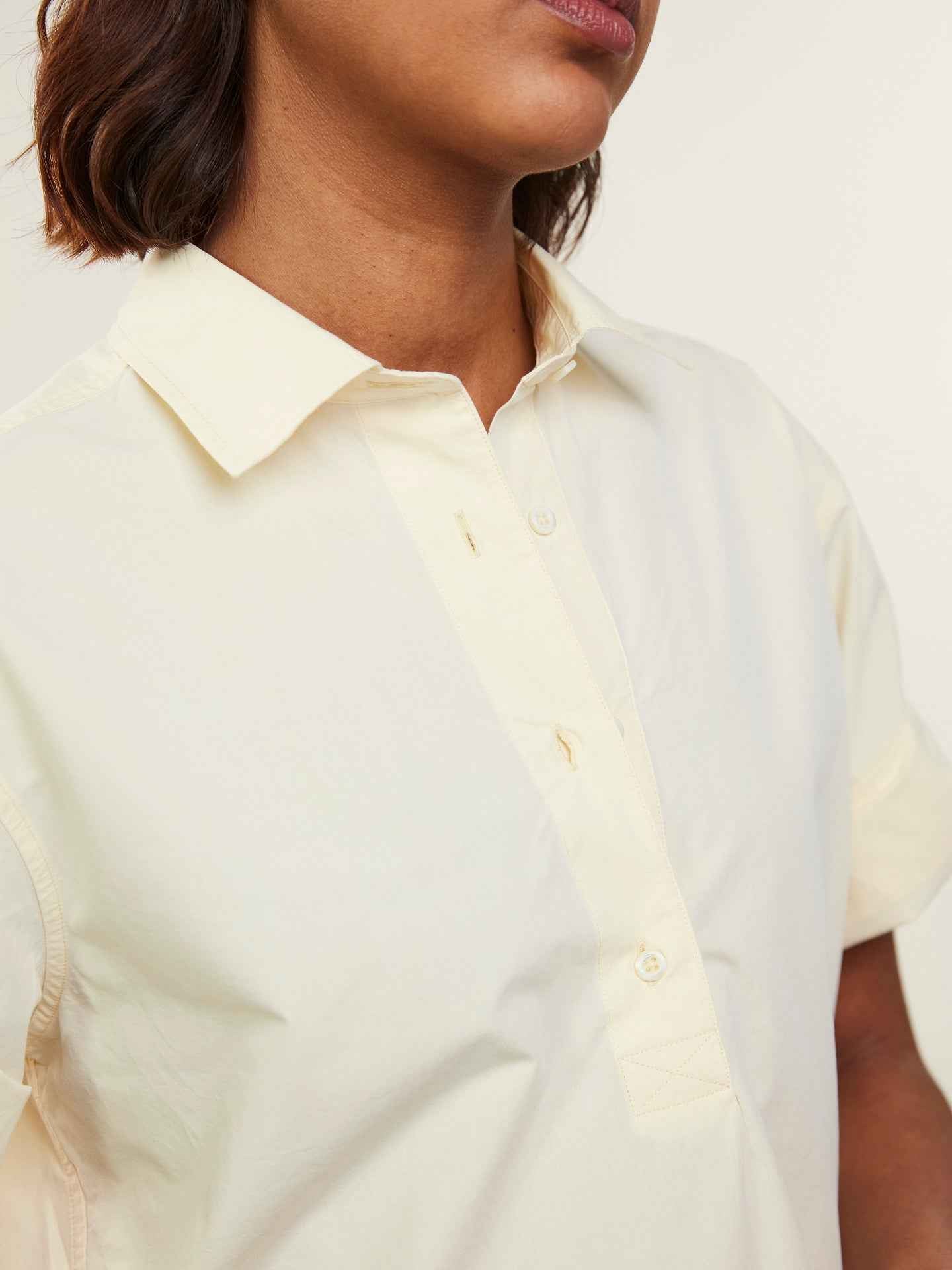 Jenna Pop-over Bomullsskjorta