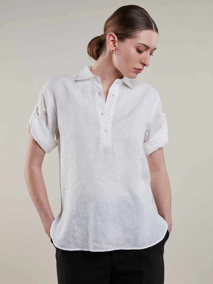 Jenna Linne Pop-over Skjorta