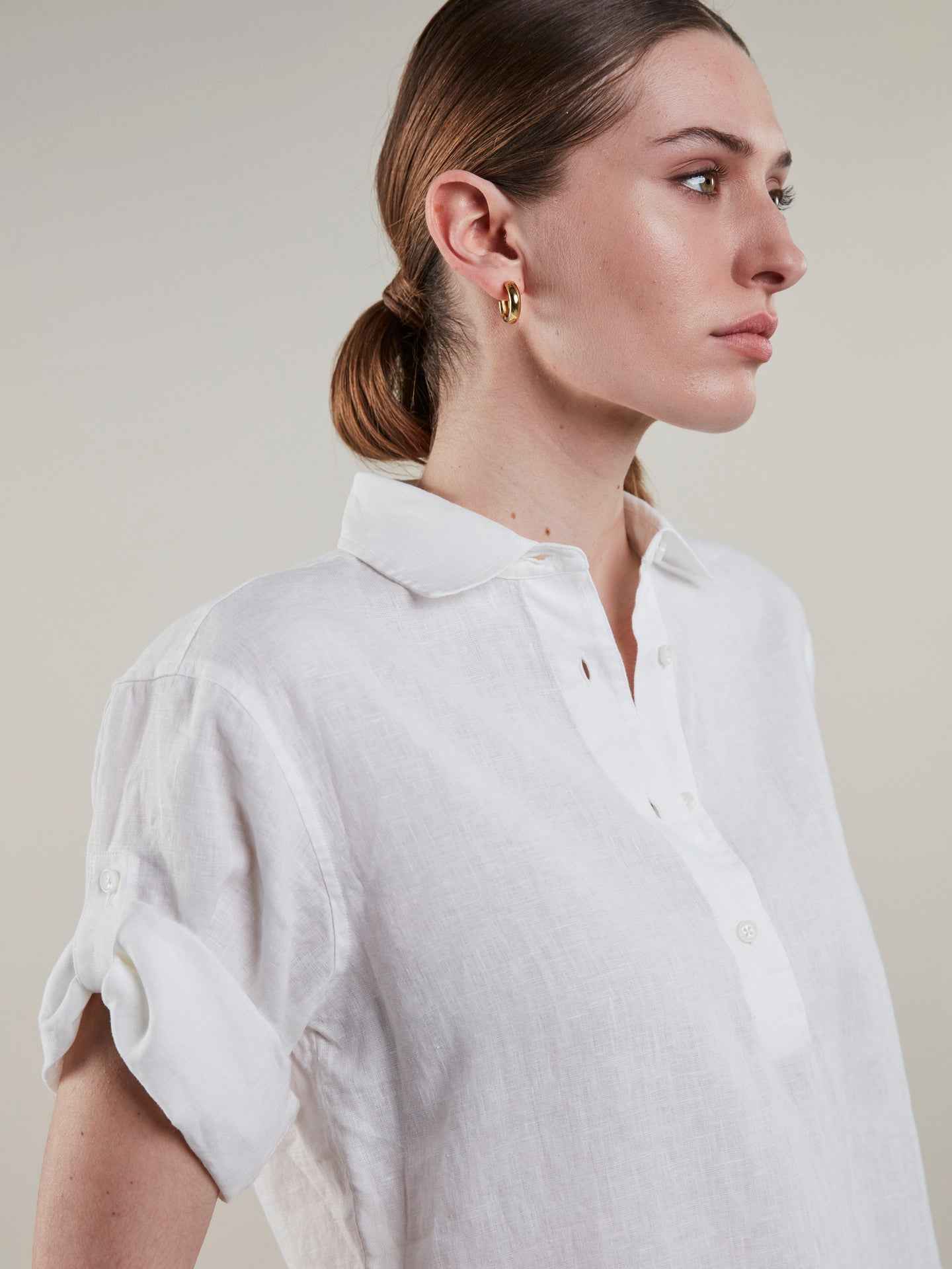 Jenna Linne Pop-over Skjorta