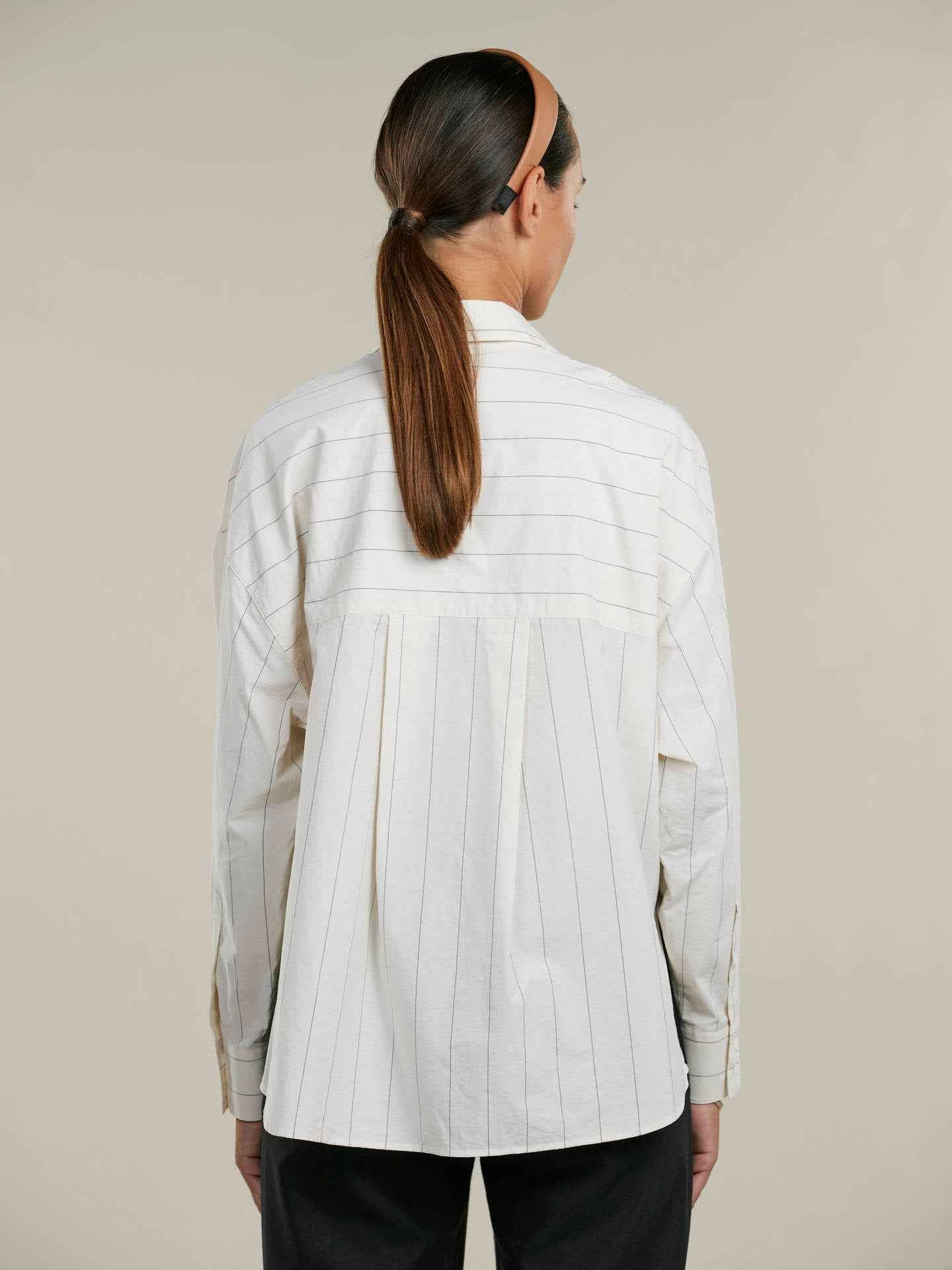 Koda Oversize Randig Skjorta