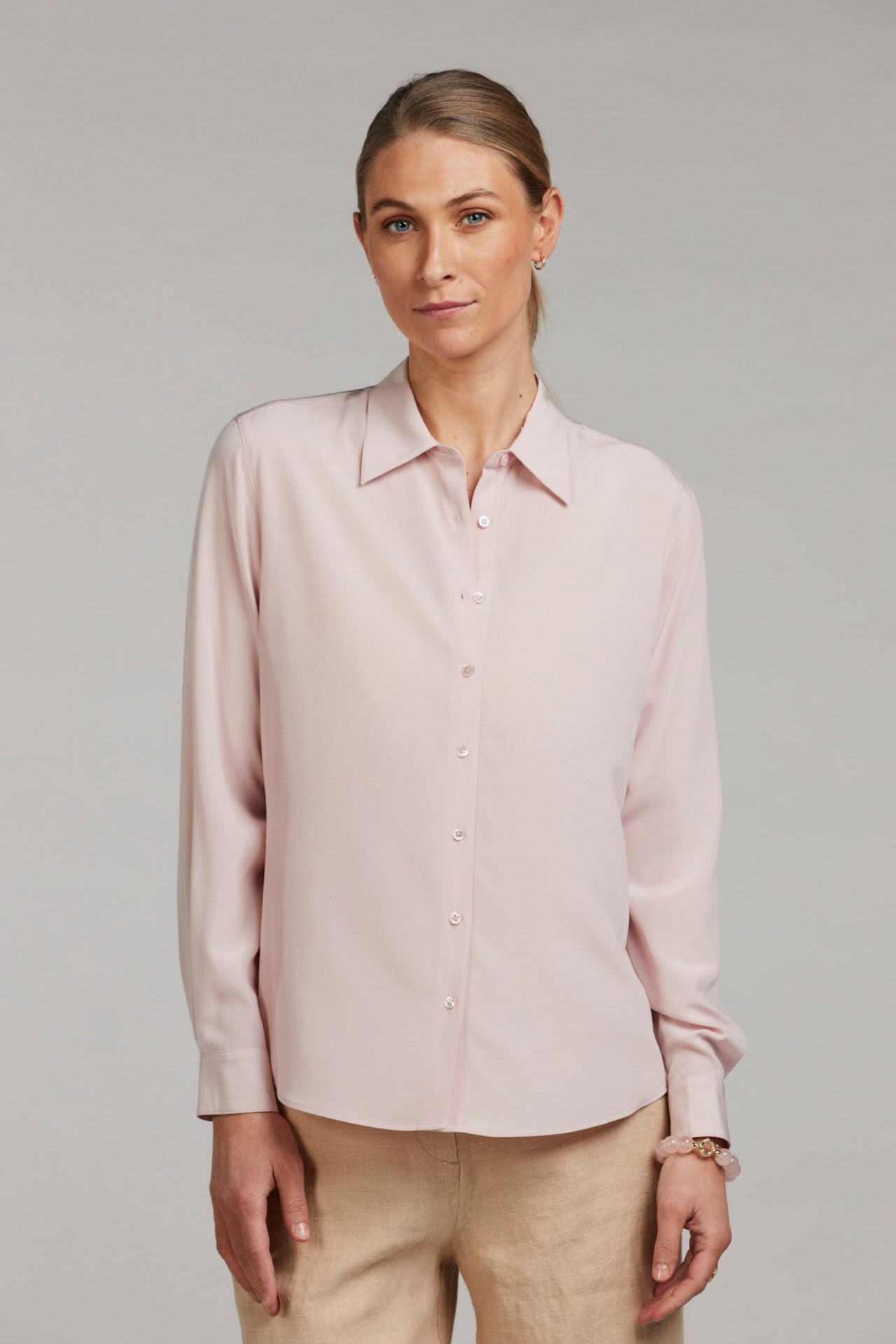 Kornelia Sidenskjorta - Rosa