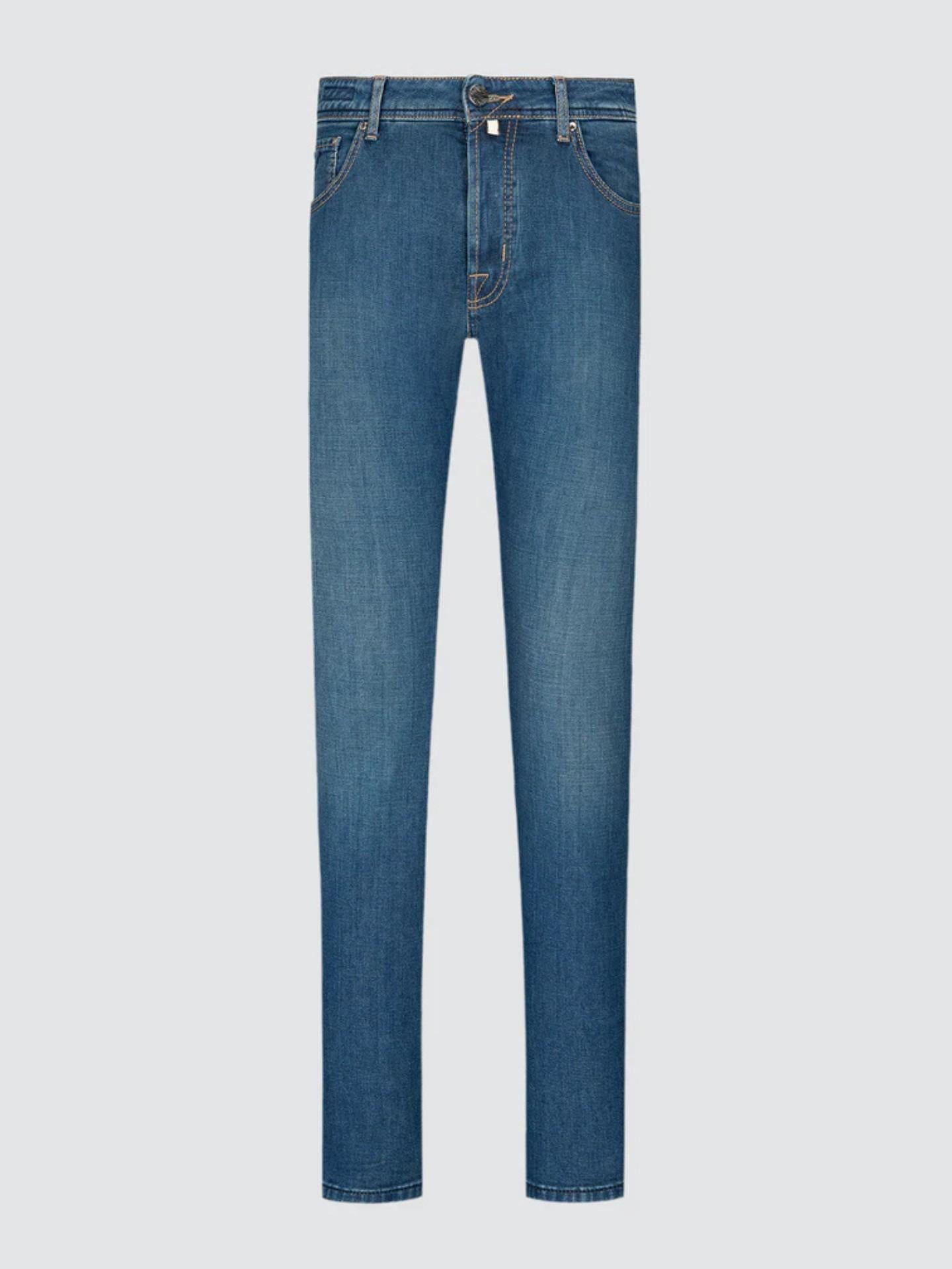 Jacob Cohen Bard Slim Fit Safari Jeans - Blue