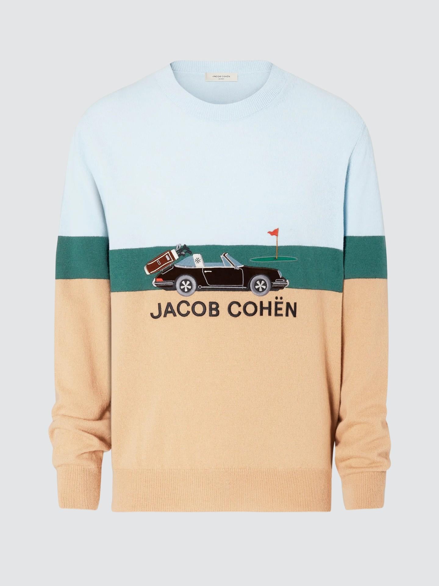 Stickad Golf Porsche-tröja från Jacob Cohën