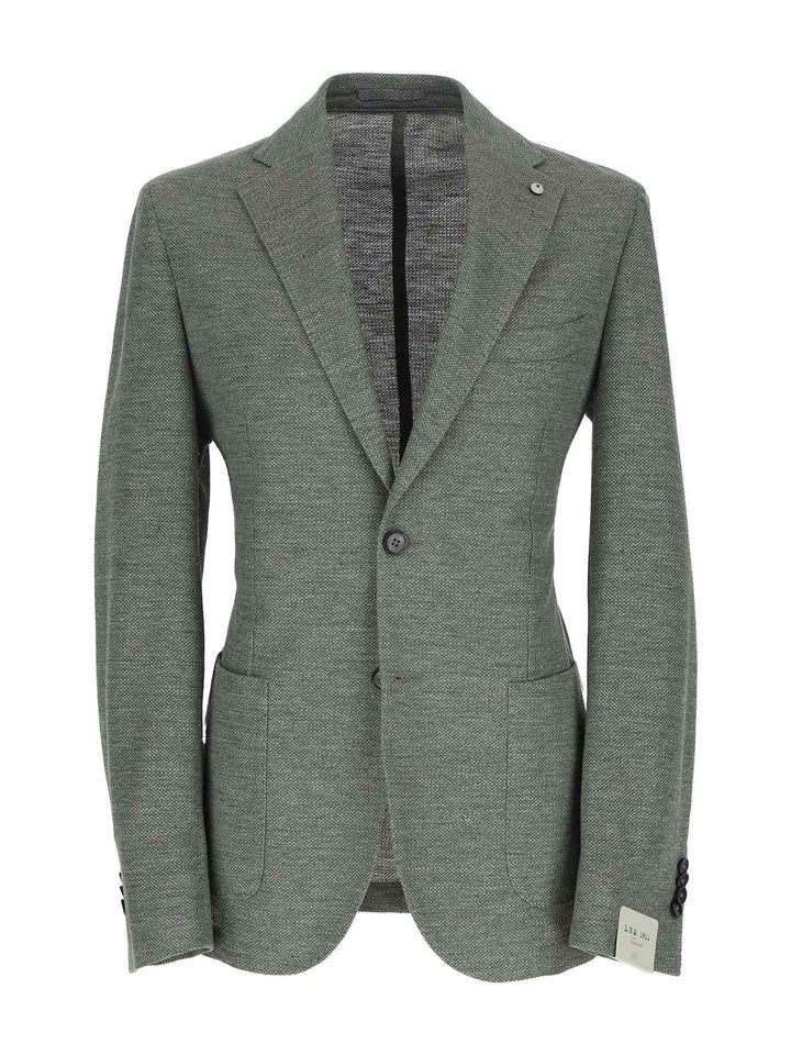 Jersey Blazer i Linnemix